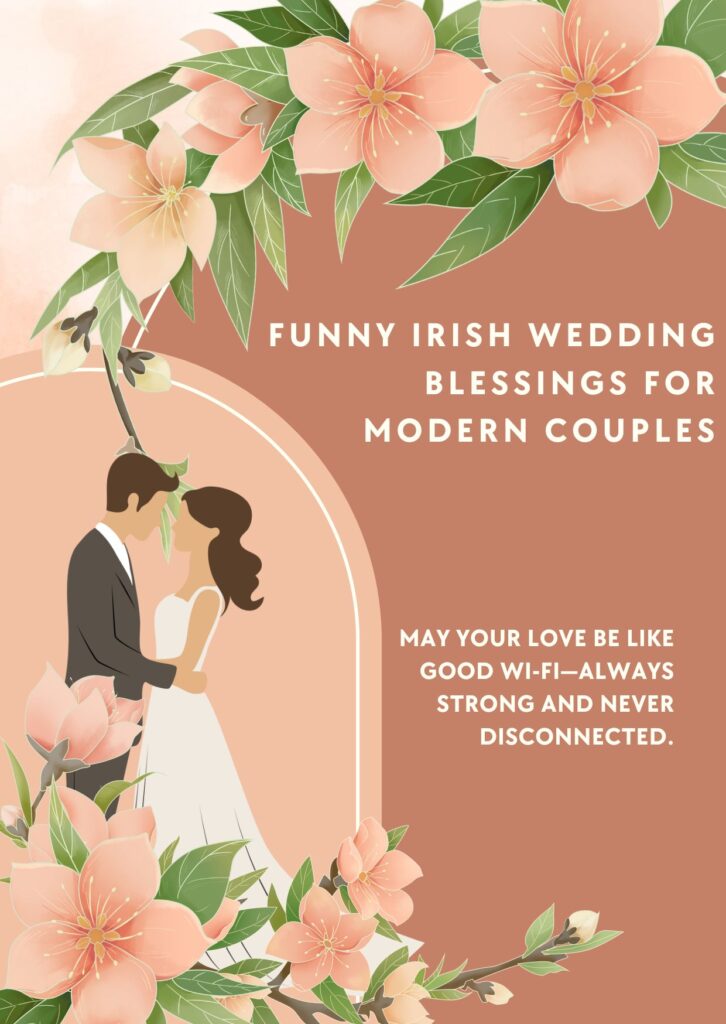 Funny Irish Wedding Blessings for Modern Couples