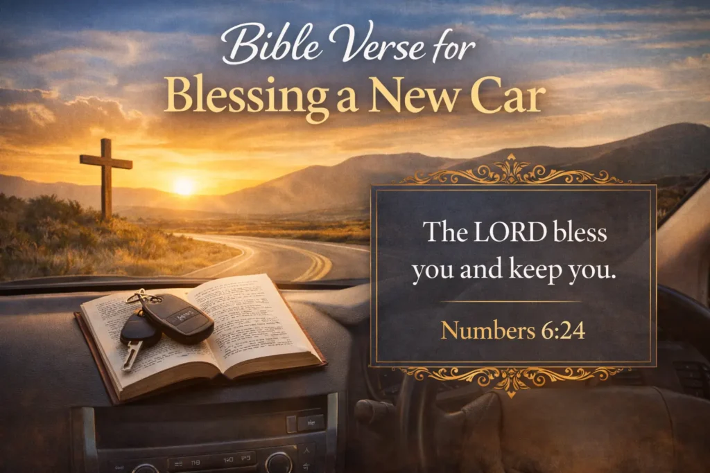 Bible Verse for Blessing a New Car