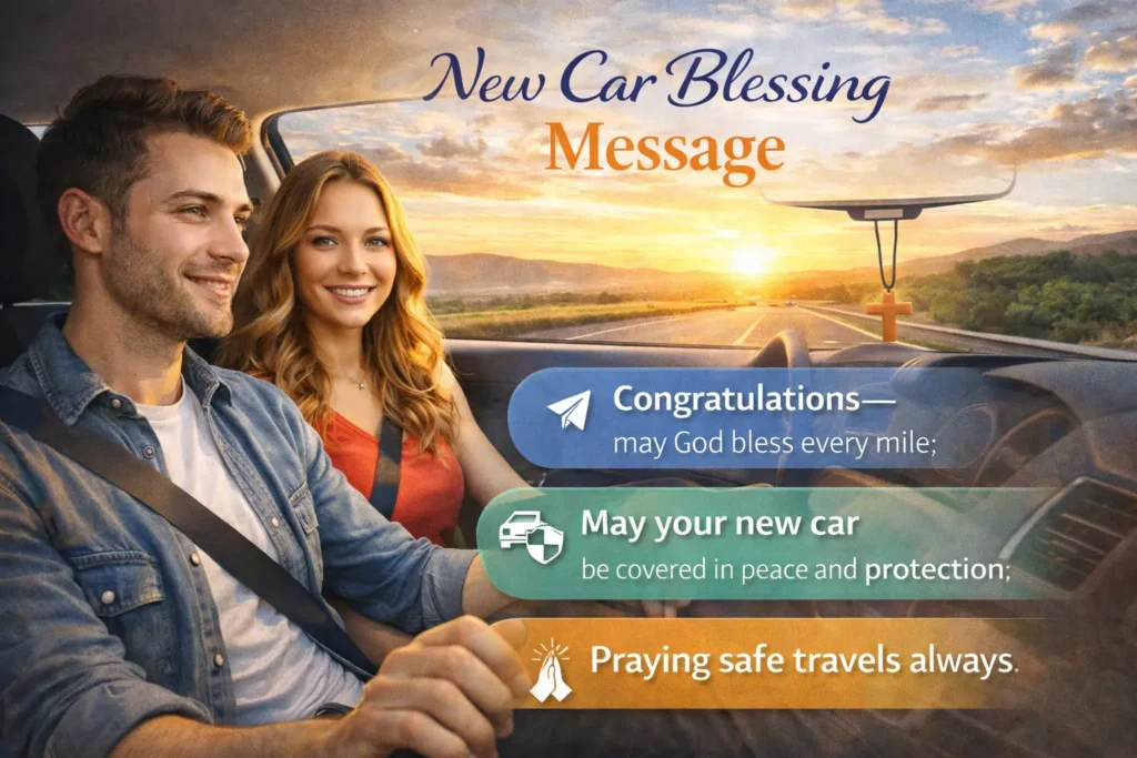 New Car Blessing Message