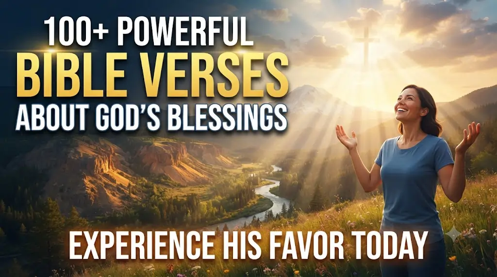 Read more about the article 100+ Powerful Bible Verses About God’s Blessings – Experience His Favor Today